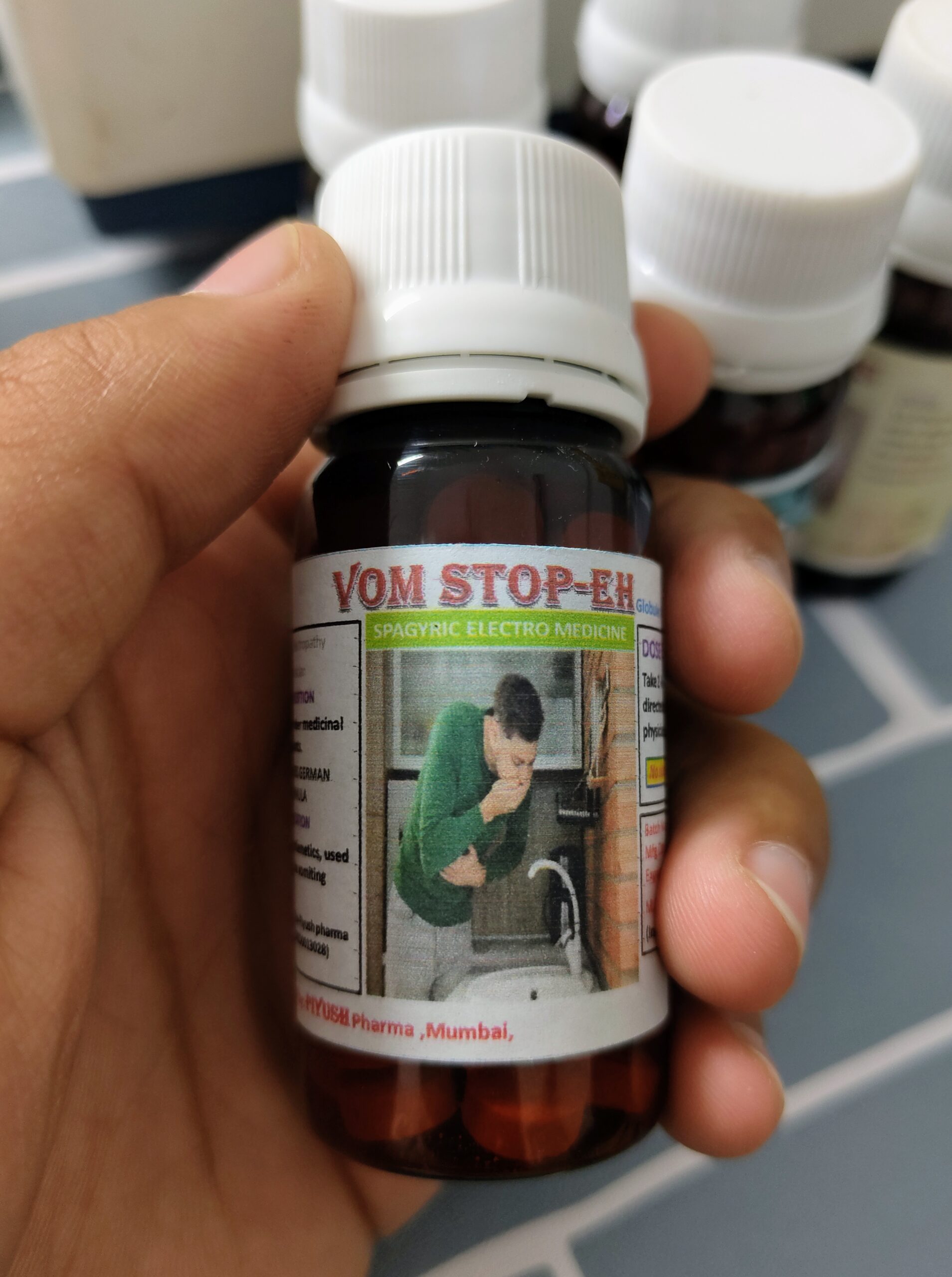 VOM STOP-EH globules